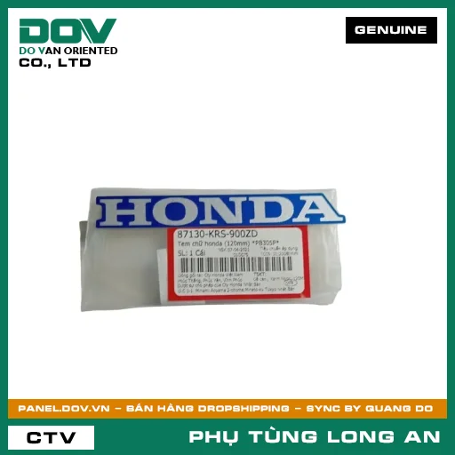 TEM CHỮ HONDA (120MM) *PB305P* HONDA WAVE ALPHA — 87130KRS900ZD