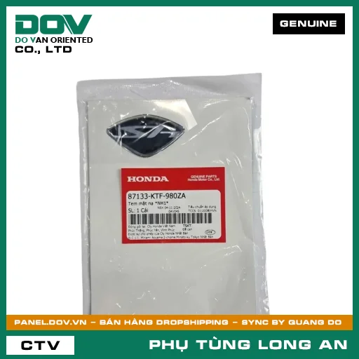TEM MẶT NẠ *NH1* HONDA — 87133KTF980ZA