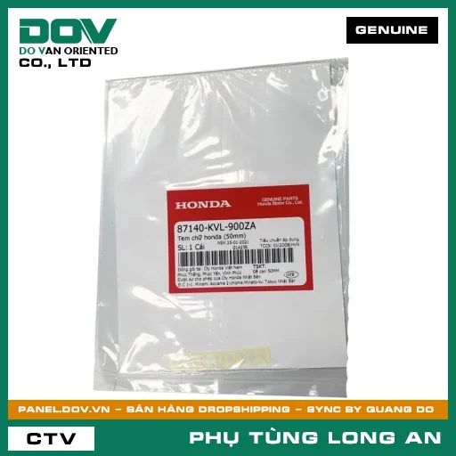 TEM CHỮ HONDA (50MM) HONDA FUTURE NEO — 87140KVL900ZA