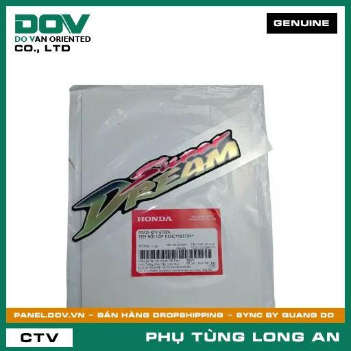 TEM NỔI CỐP R150,*PB373M* HONDA SUPER DREAM — 87215KFV670ZA