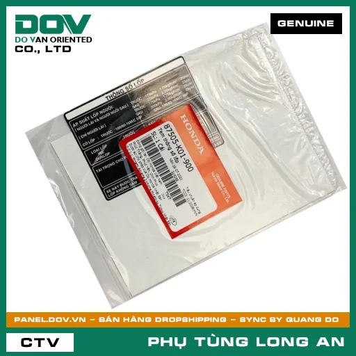 TEM THÔNG SỐ LỐP HONDA SH 125/150 — 87505K01900