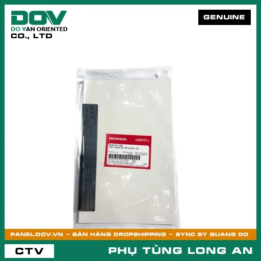 TEM THÔNG SỐ LỐP & XÍCH TẢI HONDA WAVE 100, WAVE ALPHA — 87505KTL680
