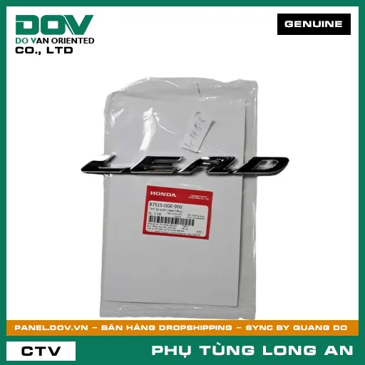 TEM ỐP SƯỜN (LEAD TRẮNG) HONDA LEAD 110 — 87515GGE900