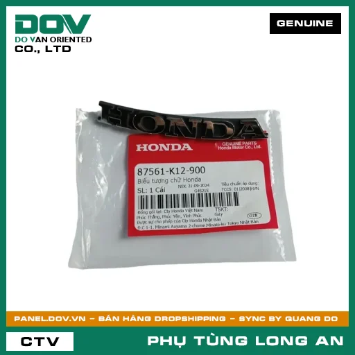 BIỂU TƯỢNG CHỮ HONDA HONDA LEAD 125 — 87561K12900