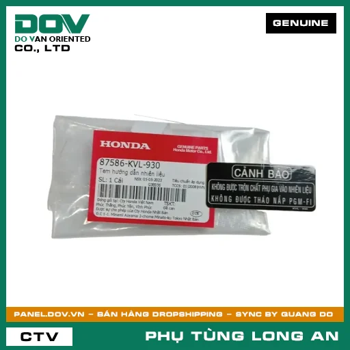 TEM HƯỚNG DẪN NHIÊN LIỆU HONDA FUTURE 125, WAVE RSX 110, WINNER 150 — 87586KVL930