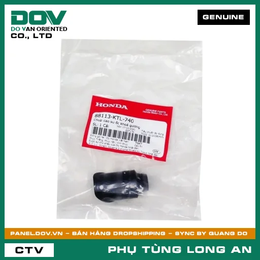 CHỤP CAO SU ỐC KHOÁ GƯƠNG HONDA WAVE 100, WAVE ALPHA — 88113KTL740