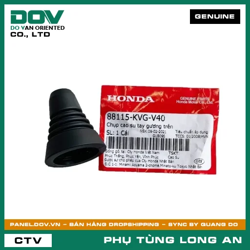 CHỤP CAO SU TAY GƯƠNG TRÊN HONDA AIR BLADE 110, AIR BLADE 125, LEAD 125, PCX, PCX 125, VISION 110 — 88115KVGV40