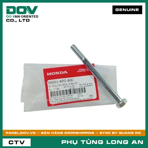 BU LÔNG TREO ĐỘNG CƠ 8X100 HONDA WAVE ALPHA — 90001KPG900