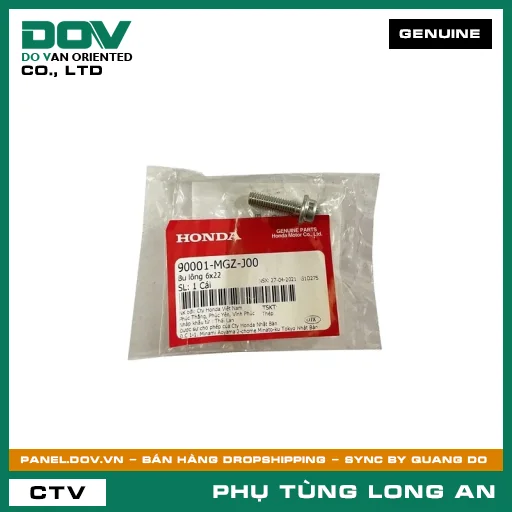 BU LÔNG 6X22 HONDA CB500F, CB500X, CBR500R, REBEL 500, SUPER CUB C125 — 90001MGZJ00