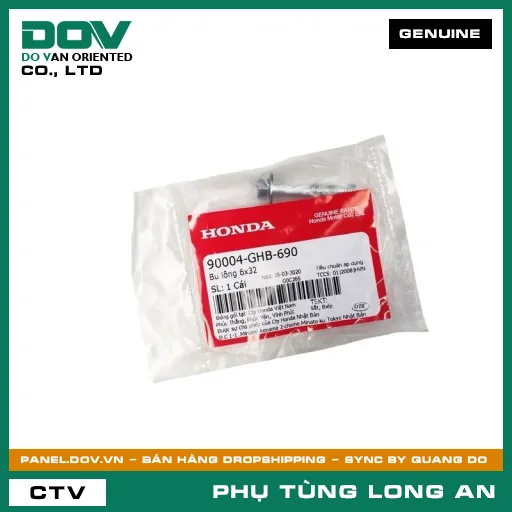 BU LÔNG 6X32 HONDA BLADE 110, DREAM 110, WAVE ALPHA 110, WAVE RSX 110 — 90004GHB690