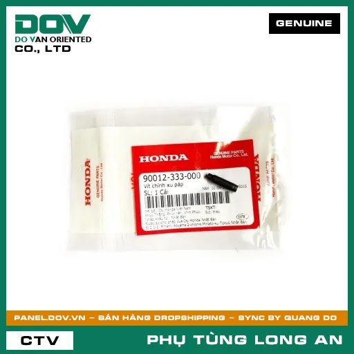 VÍT TỰ REN CHỈNH XU PÁP HONDA AIR BLADE 110, CB250 NIGHTHAWK, CLICK 110, FUTURE NEO, LEAD 110, SUPER DREAM, VISION 110, WAVE 100, WAVE ALPHA — 90012333000