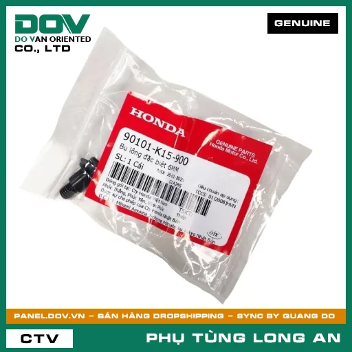BU LÔNG ĐẶC BIỆT 6MM HONDA VARIO 160, VISION 110 — 90101K15900