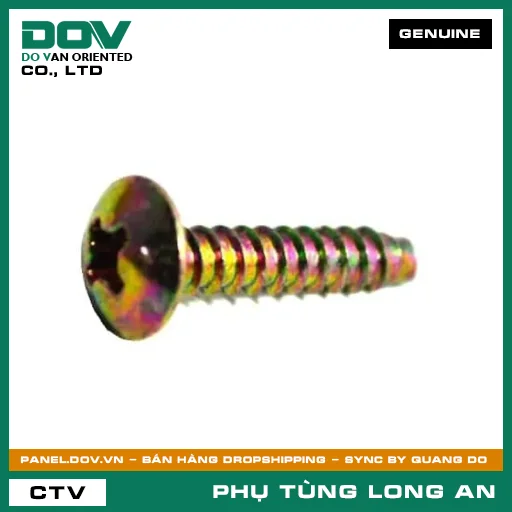 VÍT TỰ REN 3X14 HONDA AIR BLADE 110, AIR BLADE 125, CB150R, CB300R, FUTURE 125, FUTURE NEO, GOLDWING, SH 125/150, WAVE 100, WAVE ALPHA, WINNER 150 — 90101KY6008