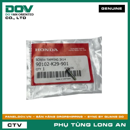 VÍT TỰ REN 3X14 HONDA SH MODE — 90102K29901