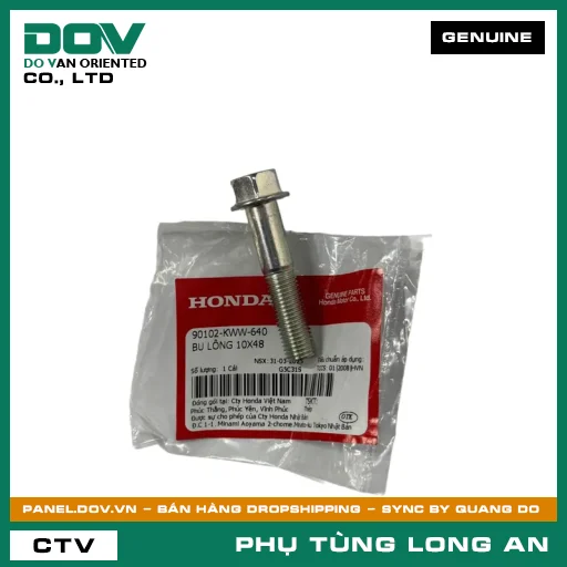 BU LÔNG 10X48 HONDA BLADE 110, DREAM 110, FUTURE 125, LEAD 125, SUPER CUB C125, WAVE ALPHA 110, WAVE RSX 110, WINNER 150, WINNER R, WINNER X — 90102KWW640