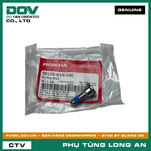 BU LÔNG 8X24 HONDA SH 125/160, SH MODE, VARIO 160, VISION 110, WINNER R, WINNER X — 90105K1NV00