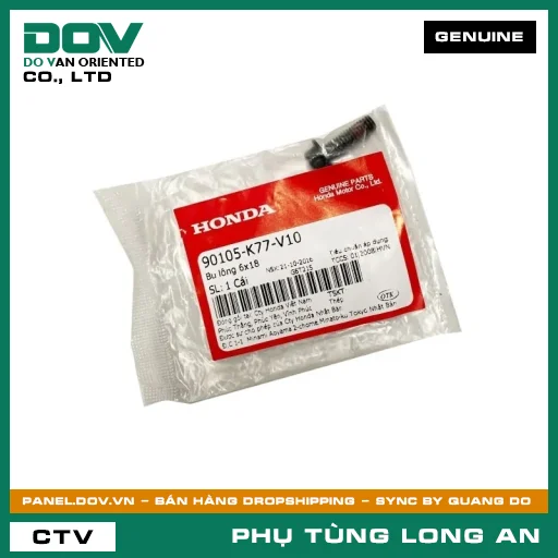 BU LÔNG 6X18 HONDA ADV350, AIR BLADE 125/150, AIR BLADE 125/160, PCX 160, SH 125/150, SH 125/160, SH 350, SH MODE, VARIO 160 — 90105K77V10