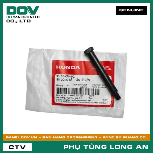 BU LÔNG BẮT BẢN LỀ YÊN HONDA BLADE 110, FUTURE 125, WAVE 100, WAVE RSX 110, WINNER 150, WINNER X — 90105KPH901