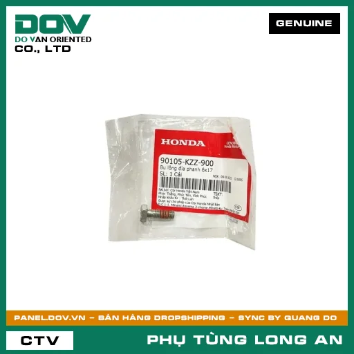 BU LÔNG ĐĨA PHANH 6X17 HONDA AIR BLADE 125/150, SUPER CUB C125 — 90105KZZ900