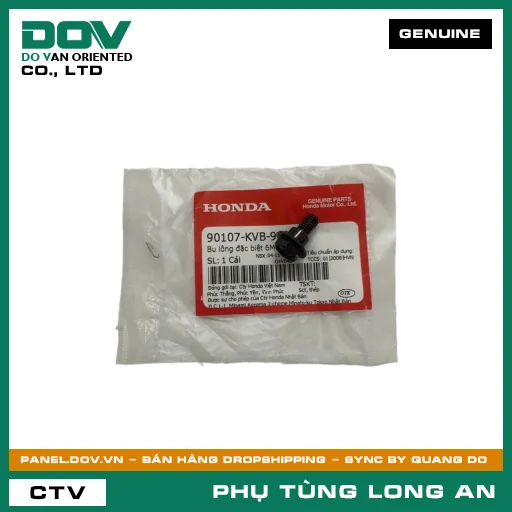 BU LÔNG ĐẶC BIỆT 6MM HONDA ADV350, CLICK 110, ICON E, LEAD 125, PCX, PCX 125, PCX 125/150, PCX 160, SH 125/150, SH 125/160, SH 350, SH MODE, SUPER CUB C125, VARIO 160, VISION 110, WINNER X — 90107KVB900