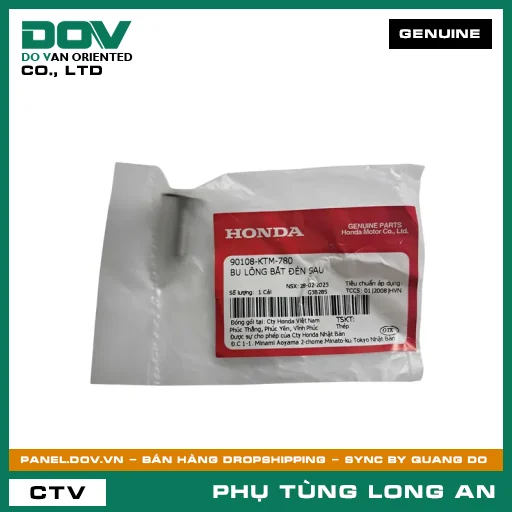 BU LÔNG BẮT ĐÈN HẬU HONDA FUTURE 125, WAVE RSX 110 — 90108KTM780