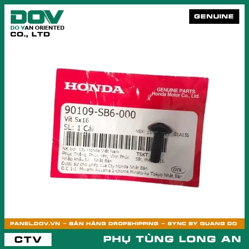 VÍT 5X16 HONDA — 90109SB6000