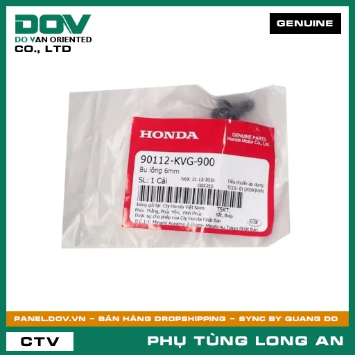 BU LÔNG 6MM HONDA AIR BLADE 110, AIR BLADE 125, AIR BLADE 125/150, AIR BLADE 125/160 — 90112KVG900