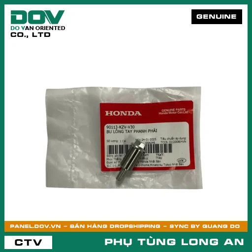 BU LÔNG TAY PHANH PHẢI HONDA BLADE 110, DREAM 110, WAVE ALPHA 110, WAVE RSX 110 — 90113KZVV30