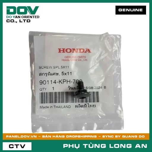 VÍT ĐẶC BIỆT 5X11 HONDA CB150R, CB300R, CB500X, GOLDWING, NX500, REBEL 300, REBEL 500 — 90114KPH700