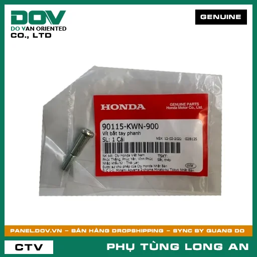 VÍT BẮT TAY PHANH HONDA AIR BLADE 110, AIR BLADE 125, AIR BLADE 125/150, AIR BLADE 125/160, PCX, VARIO 160 — 90115KWN900