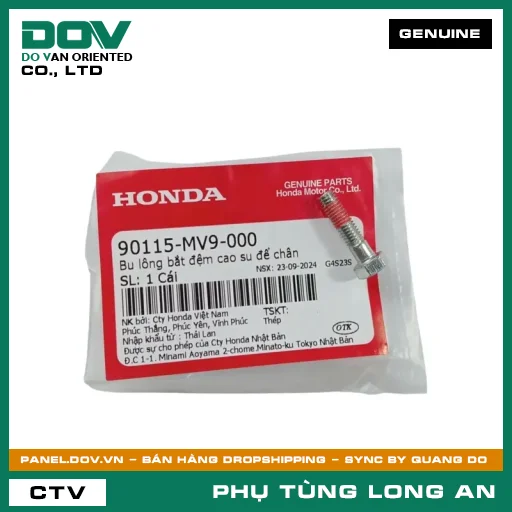 BU LÔNG BẮT ĐỆM CAO SU ĐỂ CHÂN HONDA CB300R, CB500F, CB500X, CBR500R, MSX 125, NX500, WINNER R, WINNER X — 90115MV9000