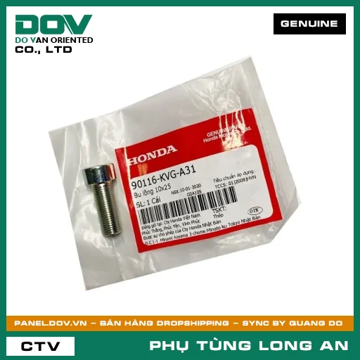 BU LÔNG 10X25 HONDA AIR BLADE 125/150, AIR BLADE 125/160 — 90116KVGA31