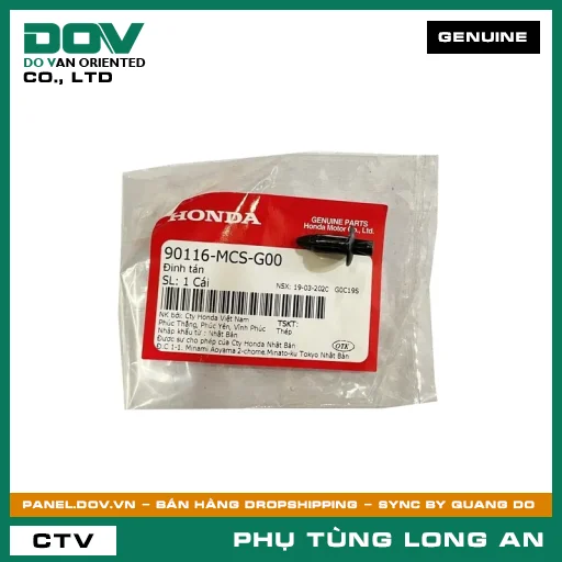 ĐINH TÁN HONDA CB500F, CB650R, CBR650R, MSX 125, SUPER CUB C125 — 90116MCSG00