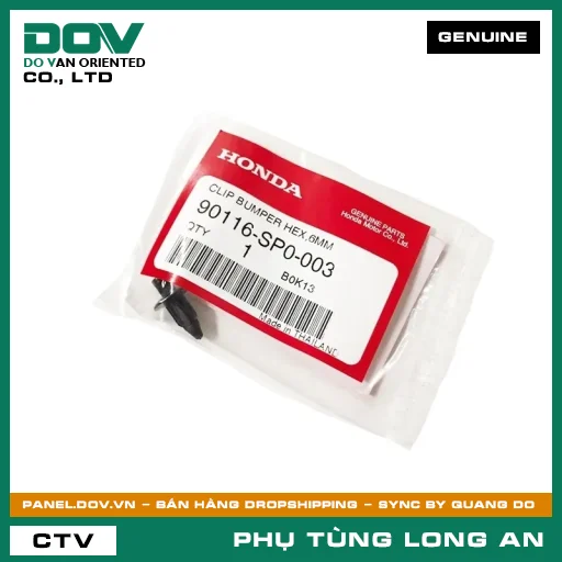 CHỐT CÀI HONDA ADV350, AIR BLADE 125, AIR BLADE 125/150, CB1000R, CB150R, CB500F, CB500X, CB650R, CBR500R, CBR650R, FUTURE 125, GOLDWING, LEAD 125, NX500, PCX, PCX 125, PCX 125/150, PCX 160, REBEL 1100, REBEL 300, REBEL 500, SH 125/150, SH 350, SH MODE, SUPER CUB C125, VISION 110, WAVE ALPHA 110, WAVE RSX 110, WINNER 150, WINNER X — 90116SP0003