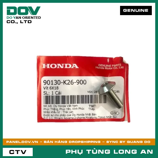 VÍT 6X18 HONDA MSX 125, SUPER CUB C125 — 90130K26900