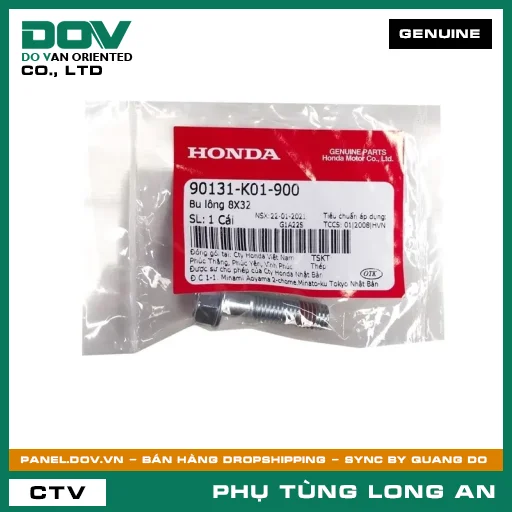 BU LÔNG 8X32 HONDA SH 125/150, SH MODE, VISION 110 — 90131K01900