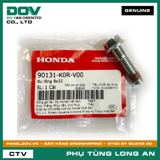 BU LÔNG 8X32 HONDA SH 125/150, SH 125/160 — 90131K0RV00