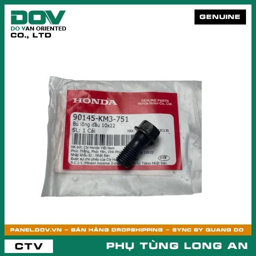 BU LÔNG NHỚT 10X22 HONDA FUTURE 125, FUTURE NEO, WAVE ALPHA, WAVE RSX 110 — 90145KM3751