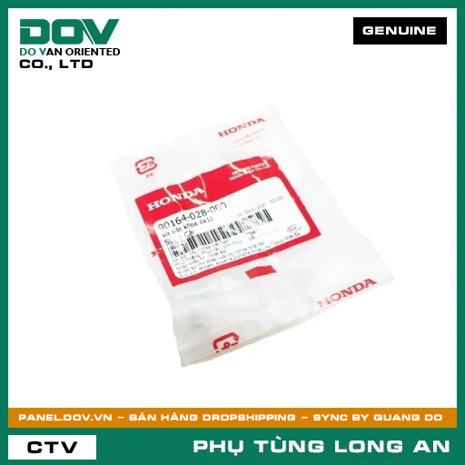 VÍT BẮT KHOÁ 6X12 HONDA AIR BLADE 110, CB250 NIGHTHAWK, CLICK 110, FUTURE NEO, MSX 125, PCX, WAVE 100, WAVE ALPHA, WAVE RSX 110 — 90164028000