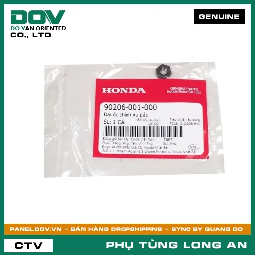 ĐAI ỐC CHỈNH XU PÁP HONDA AIR BLADE 110, AIR BLADE 125, AIR BLADE 125/150, AIR BLADE 125/160, BLADE 110, CB250 NIGHTHAWK, CLICK 110, DREAM 110, FUTURE 125, FUTURE NEO, LEAD 125, MSX 125, PCX, PCX 125, PCX 125/150, PCX 160, SH 125/150, SH 125/160, SH MODE, SUPER CUB C125, SUPER DREAM, VARIO 160, VISION 110, WAVE 100, WAVE ALPHA, WAVE ALPHA 110, WAVE RSX 110 — 90206001000