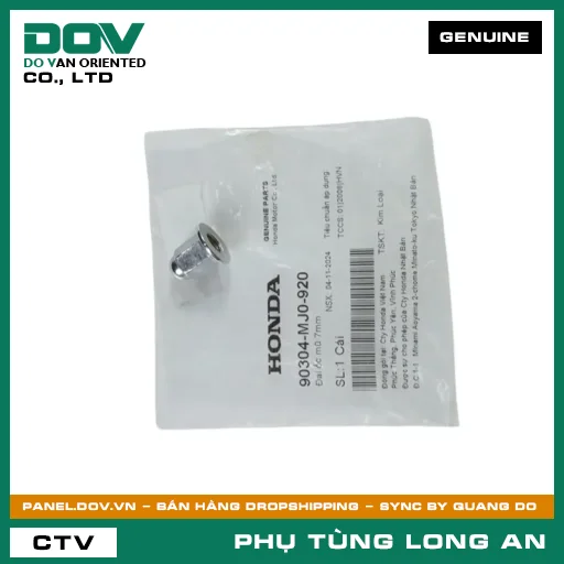 ĐAI ỐC MŨ 7MM HONDA AIR BLADE 125, AIR BLADE 125/150, AIR BLADE 125/160, LEAD 125, PCX, PCX 125, PCX 125/150, PCX 160, SH 125/150, SH 125/160, SH MODE, VARIO 160, VISION 110 — 90304MJ0920
