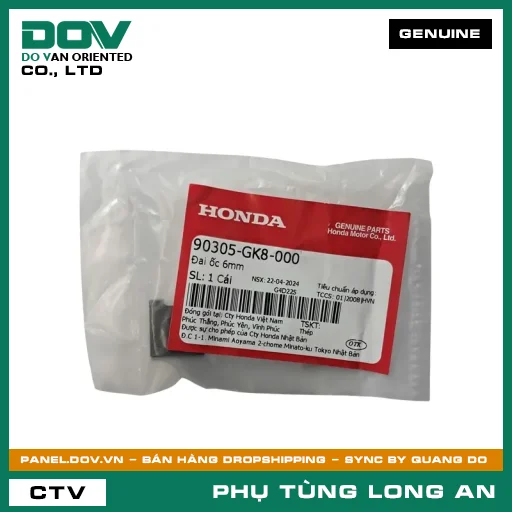 ĐAI ỐC 6MM HONDA CB150R, CB300R, SUPER CUB C125, WINNER 150, WINNER R, WINNER X — 90305GK8000