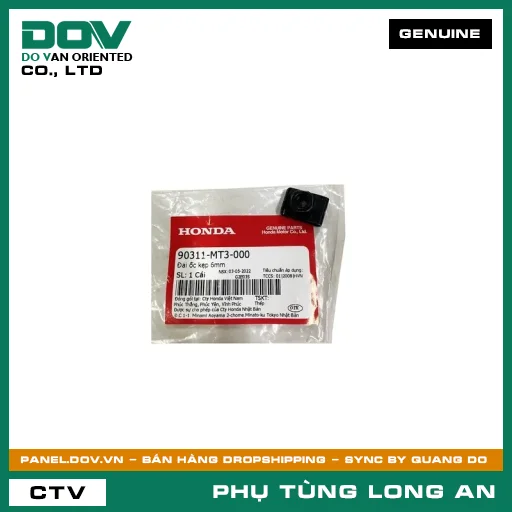 ĐAI ỐC KẸP 6MM HONDA ADV350, AIR BLADE 125/160, CB150R, CB300R, CBR150R, PCX, PCX 125/150, PCX 160, SH 350, VARIO 160, VISION 110 — 90311MT3000