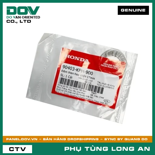 ĐỆM THEN HOA CHẶN 17MM HONDA BLADE 110, DREAM 110, FUTURE 125, FUTURE NEO, MSX 125, SUPER CUB C125, WAVE ALPHA 110, WAVE RSX 110 — 90403KPH900