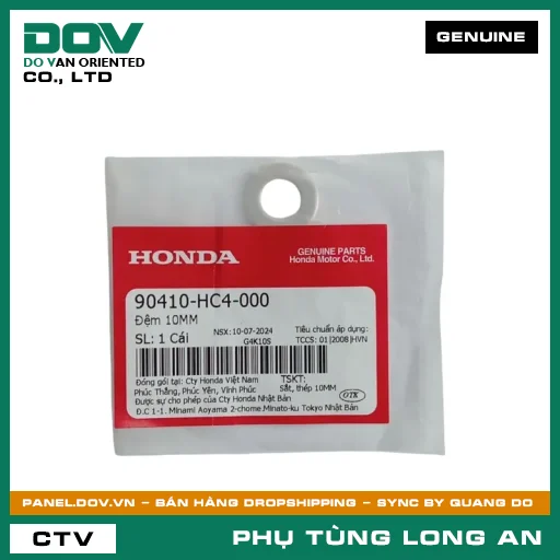 ĐỆM 10MM HONDA SUPER DREAM, VISION 110, WAVE 100, WAVE ALPHA — 90410HC4000