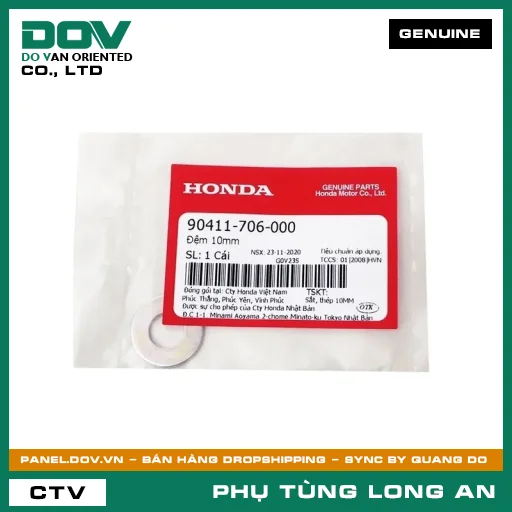 ĐỆM 10MM HONDA SUPER DREAM — 90411706000
