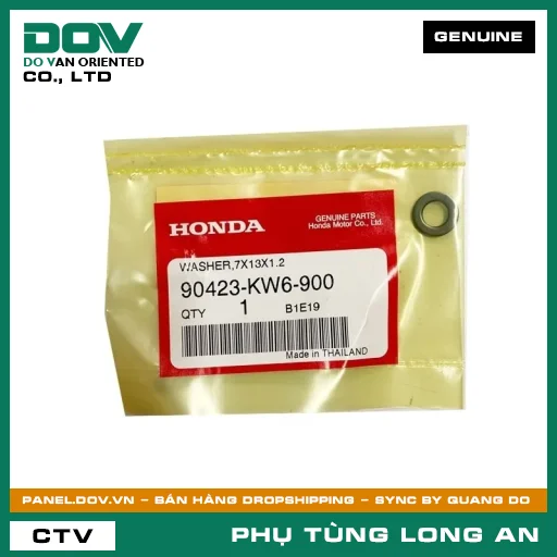 VÒNG ĐỆM 7X13X1.2 HONDA CB150R, CB300R, CBR150R, REBEL 300, WINNER 150, WINNER R, WINNER X — 90423KW6900