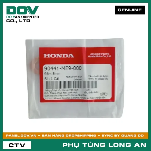 ĐỆM 8MM HONDA FUTURE 125, FUTURE NEO, GOLDWING, MSX 125, SUPER CUB C125 — 90441ME9000