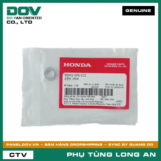 ÐỆM 7MM HONDA SUPER DREAM, WAVE 100, WAVE ALPHA — 90442GF6010
