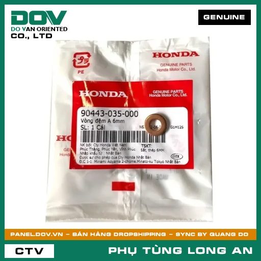 VÒNG ĐỆM A 6MM HONDA — 90443035000